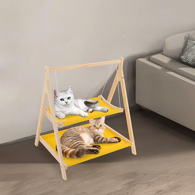 Cat Hammock, pet Supplies/Cat and Dog Supplies/Pet Litter - Yellow