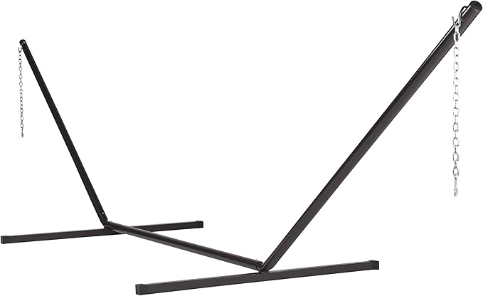 Quilted Hammock and Tribeam Stand (Green and Blue Stripe with TRIBEAM Stand Mocha)