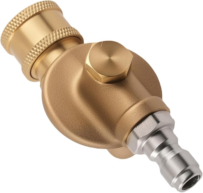 maXpeedingrods Pressure Washer Gutter Cleaner Attachment, 1/4” Quick Connect Pressure Washer Pivoting Coupler, 240 Degree with 7 Angles for Power Washer Nozzle, 4500PSI