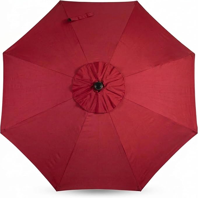 Sfmora 9ft Patio Umbrella Replacement Canopy for 8 Ribs, Outdoor Umbrella Canopy ONLY, Market Umbrella Top, Water-Resistant & UV-Protective