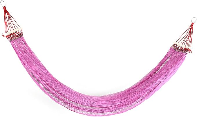 Ruilogod Nylon Mesh Beach Travel Hiking Spreader Swing Hanging Bed Suspended Hammock Purple (id: 232 9ca ad4 b67 65a