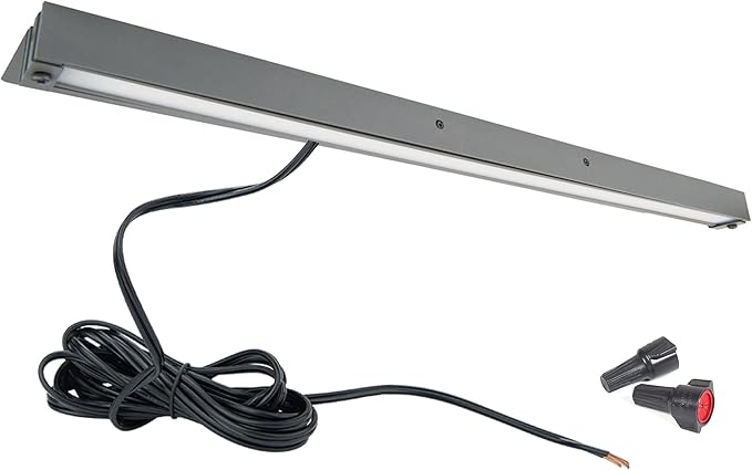 WAC Landscape Lighting, Hardscape 18in LED 12V Strip Light with Quick Release and 2-CCT 2700K-3000K in Graphite