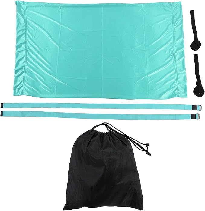 Yoga Hammock Handstand Split Leg Stretchable Aerial Yoga Swing, Adjustable Portable Elastic Hammock with Door Anchors and Straps for Home Gym Yoga Training (Blue)