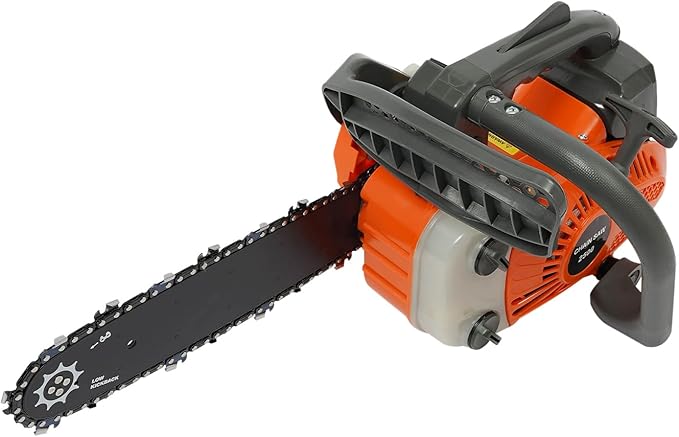 12Inch Gas Chainsaw, 2-Stroke 1.22HP Engine Handheld Gas Power Chain Saw with Air-cooled, Pull Start Petrol Saws Set for Wood Cutting, Garden Pruning, Forest Logging, 9000RPM