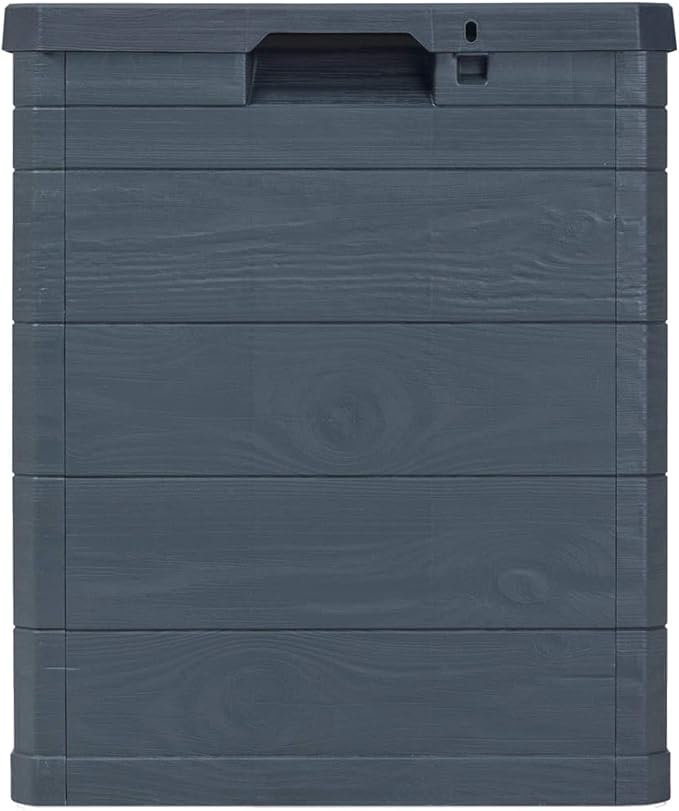Patio Patio Storage Box，Pool Storage Boxes Outdoor Waterproof, Deck Decor Outdoor Bench, Patio Bench Outdoor Storage Box 23.8 gal Anthracite