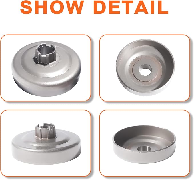3/8 Clutch Drum Rim Sprocket Cover Bearing Kit for Husqvarna 455 460 Rancher 461 Chainsaw Replacement Parts 537291602