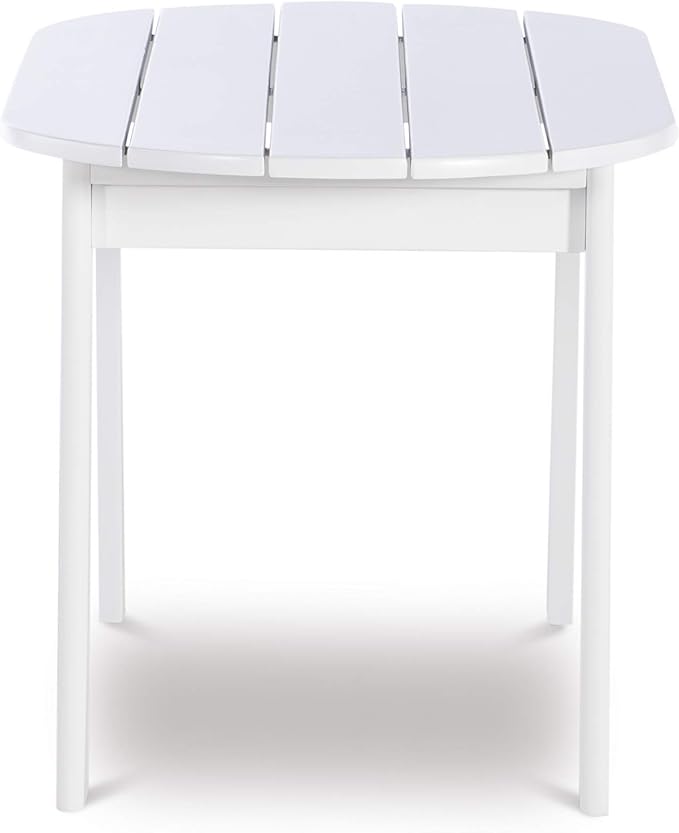 Linon Jayde Adirondack Coffee Table, White 18.11D x 35.24W x 18.11H in