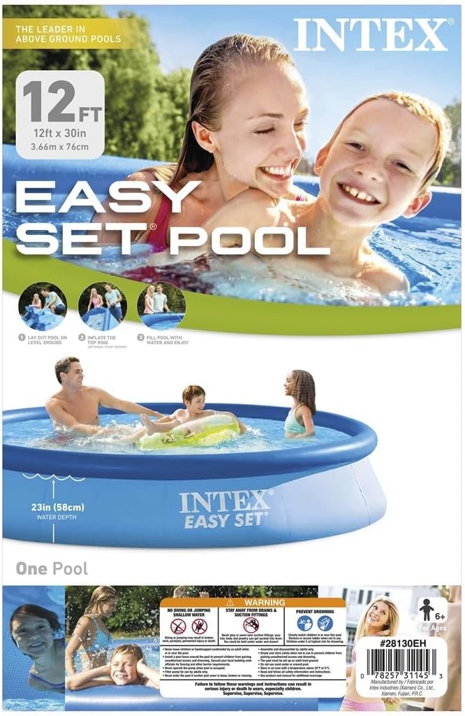 Intex 12ft x 30in Easy Set Swimming Pool #28130