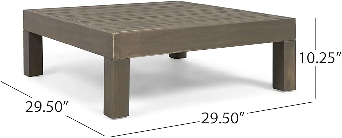 Christopher Knight Home Oana Patio Conversation Sets, Gray + White