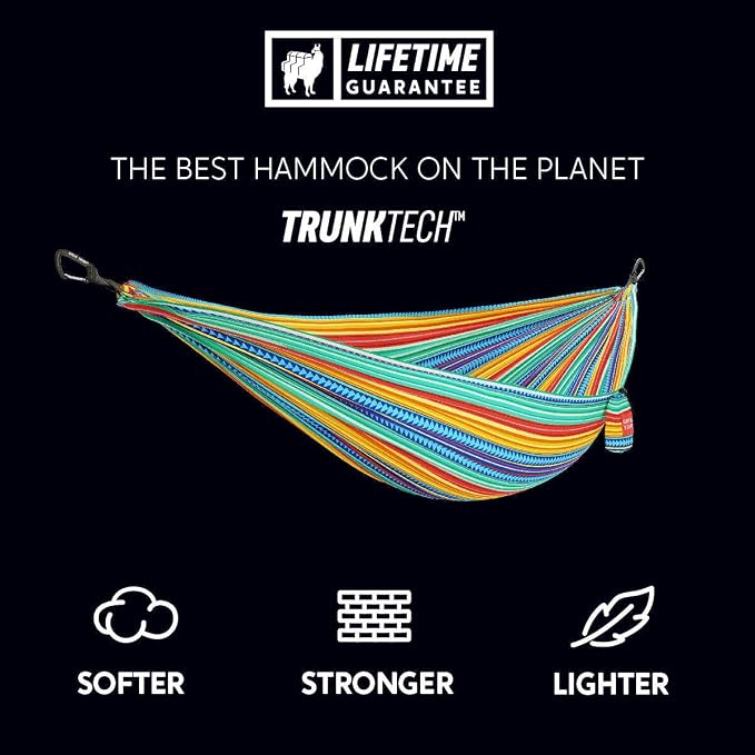 Grand Trunk Double Deluxe Camping Hammock, 11 ft, 500 lb, Lightweight, Cabo