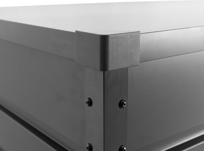 GFP PRIMEYARD 53.9×24.0×24.0 in. Deck Box Outdoor Storage Box 135 Gallon – Anthracite