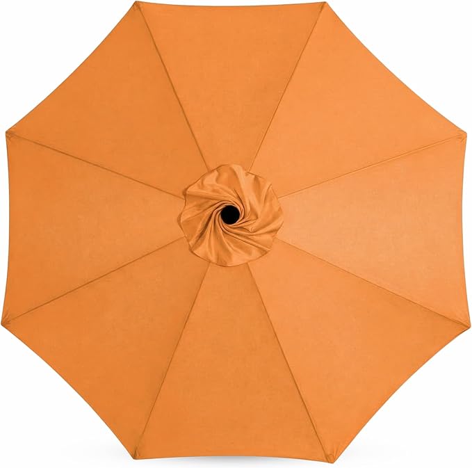 Sfmora OLEFIN 5-Year Non Fading 9ft 8Ribs Patio Umbrella Replacement Canopy, Outdoor Umbrella Canopy, Umbrella Top ONLY (Color)