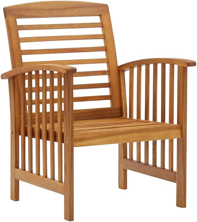 Patio Lounge Set,Outdoor Patio Furniture,Outdoor Chat Conversation Set,Garden Furniture Sets,for Patio,Backyard,Garden,Outdoor,5 Piece Solid Acacia Wood