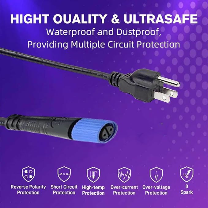 Waterproof Power Supply for Philips Hue Outdoor Lighting, 24V 60W Power Adapter, Compatible with Lily Spot, Lily XL, Calla Pathway, Impress Lights