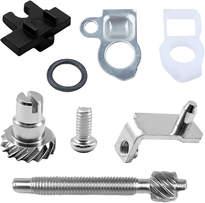 8PCS Chainsaw Bar Tensioner Adjuster Kit for Stihl MS380 MS381 MS382 MS361 MS440 MS660 038 MS250, Chain Adjustment Screw Gear Repair Parts