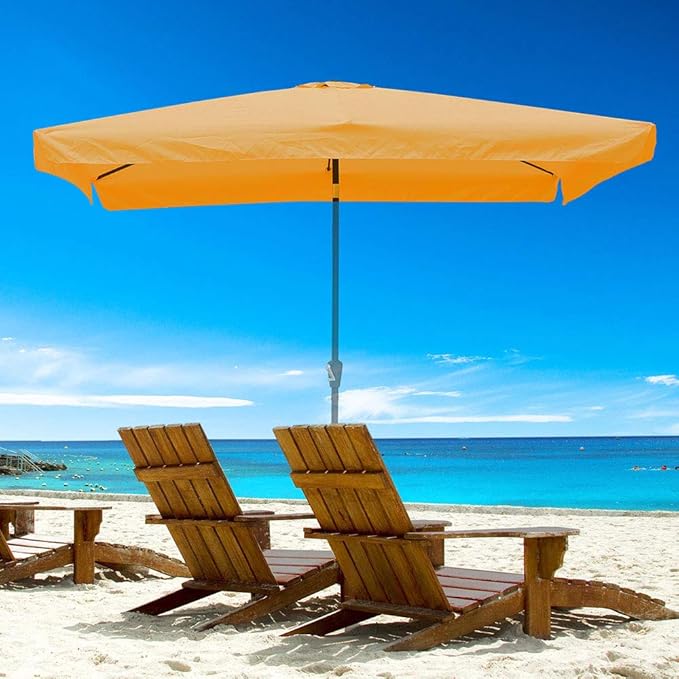 Yescom Patio Umbrella Replacement Outdoor Canopy Beach Backyard Market Table Top Cover