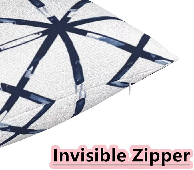 Outdoor Pillows Waterproof Set of 2 Outdoor Pillow Covers 16x24 Inch, Modern Throw Pillows Striped Pillow Covers, Garden Decorative Pillows Outdoor Pillows for Patio Furniture Car Home Decor -hs345