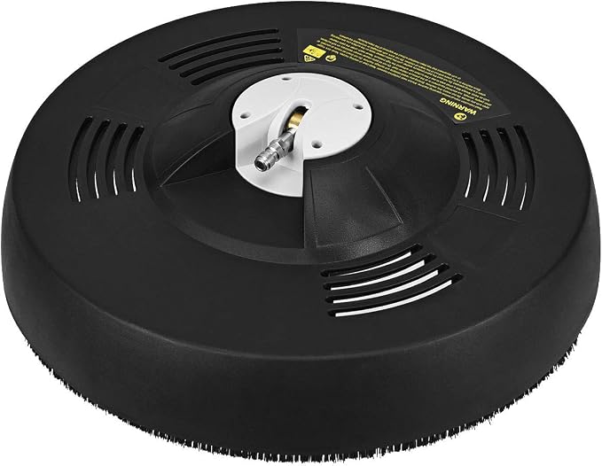 Goplus Pressure Washer Surface Cleaner, 16-INCH Power Washer Scrubber Attachment, Great for Cleaning Driveway Sidewalk with 1/4" Quick Connection, 3000PSI 1450RPM
