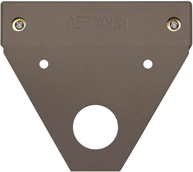 Hinkley Nuvi Small Deck Sconce - Vinyl Alloy, Composite Polycarbonate Lens, Integrated LED, Horizontal Illumination - Bronze Finish