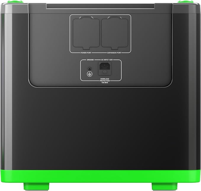 Natures Generator 3840Wh Solar Generator + 2 Packs 200W Folding Panels, Lithium Batteries, 6000W Power Station for Home Backup, RVs, Emergencies, Power Outages, and Outdoor Camping