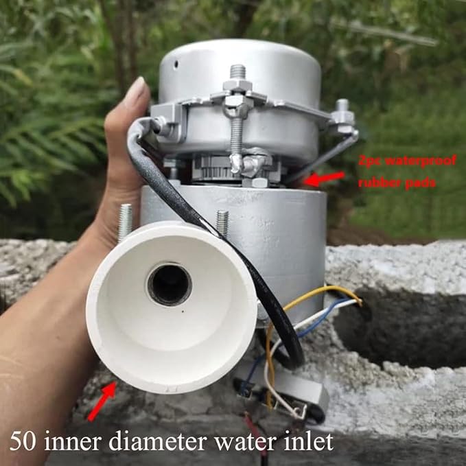 1000W Micro Hydro Generator, Hydroelectric Generator, 220V Generator, Water Turbine Generator, Water Powered Generators for Outdoor