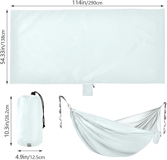 Azure Solid Color Pure Plain 330lb Capacity Hammocks Hanging Hammock for Outside Patio Backyard Poolside hamaca con Base para adultos