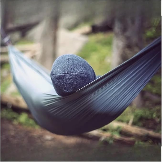 270x140cm Parachute Canopy Hammock Ultra Light Made with Ripstop Nylon for Camping and Travelling Double-Person(Grey)