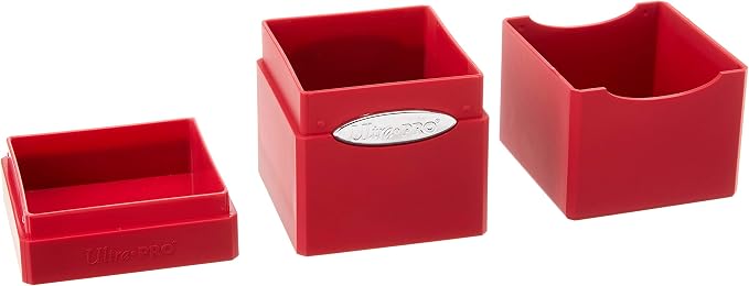 Ultra Pro Red Satin Tower Deck Boxes, 1 Pack