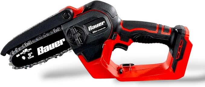 Cordless Pruning Saw –20V, 5 Inch Brushless Chain Saw with Scrench & Scabbard, Lightweight 2.5 Lbs, Cuts Branches Up to 4.75", 162 Cuts Per Charge, ETL Certified, Battery Powered Tree Trimmer
