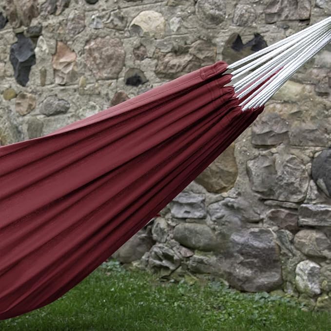 Vivere Double Brazilian Polyester Hammock (Hot Pink)