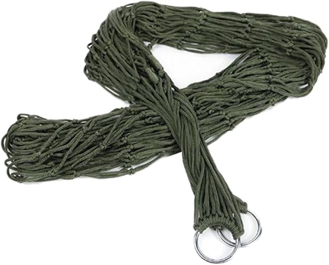Hanging Chair Swing Portable Outdoor Sport Hammock, Outdoor Camping Hammock Mesh Net for Garden Beach Yard Travel Garden Swing Hanging Bed Hammock