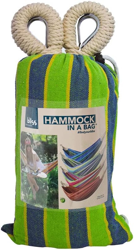 Hammock Bliss BH-400-B Bliss Brazilian Hammock,220 lbs. Capacity - Assorted Colors