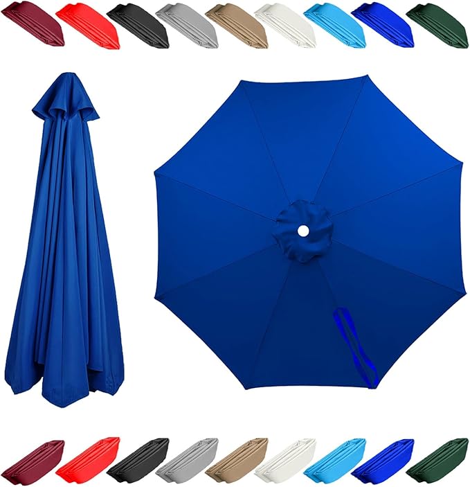 11.5ft 13 ft 8 rib umbrella replacement canopy patio umbrella fabric replacement Outdoor Umbrella Polyester Top