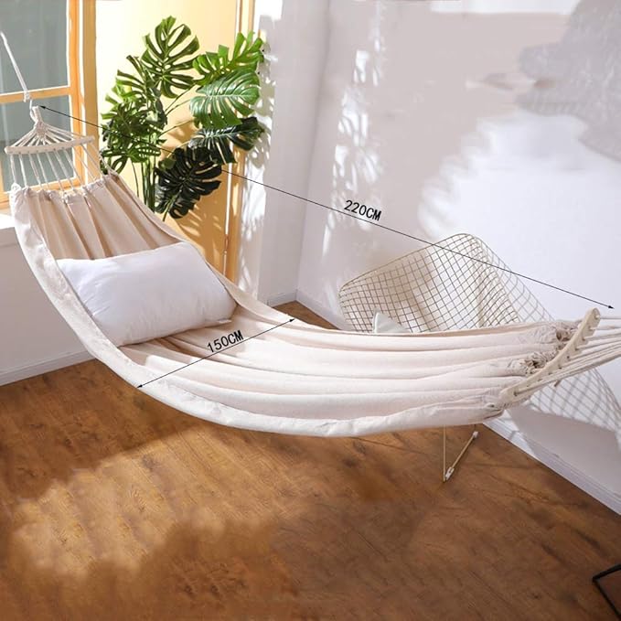 Camping Hammock, Hammock Outdoor Swing Indoor Home Flip Chair Single Double College Dormitory Bedroom Balcony Living Room Aerial Tent(100cm)