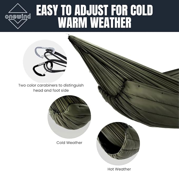 onewind Windproof Camping Hammock Underquilt Protective Cover