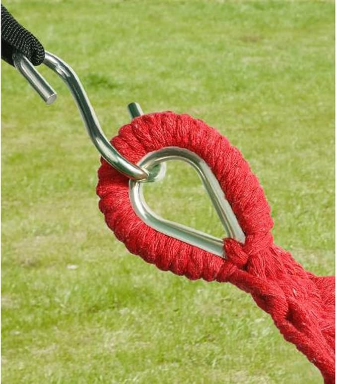 Outdoor Hammock Anti-Rollover Travel Camping Portable Hammock Hanging Chair Outdoor Portable Camping Travel Equipment (Color : Red, Size : 200 * 150cm)