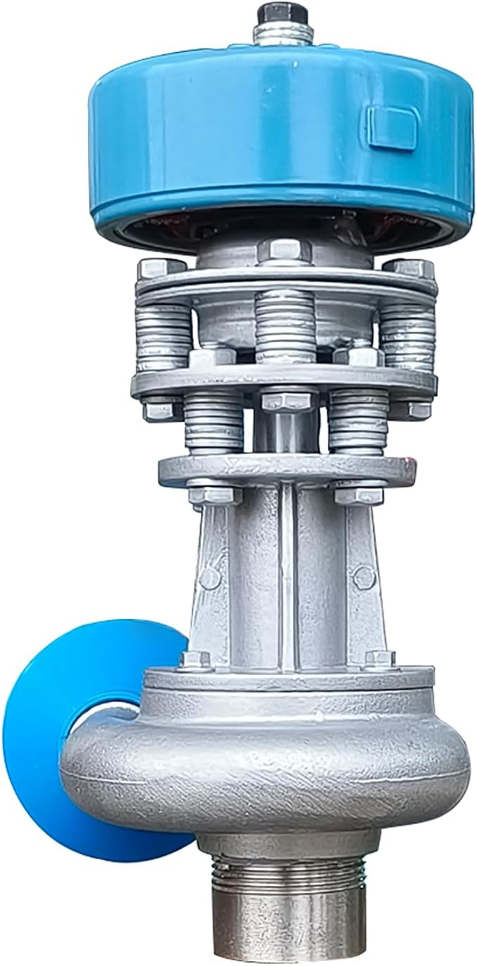 1000W Micro Hydroelectric Generator 220V Single Pipe AC Hydro Generator Water Turbine Generator with Ballast and 75mm PVC Inlet Fitting, for Outdoor Camping, Lighting, Charging,1kw,220V
