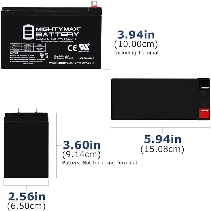 Mighty Max Battery 12V 9AH SLA Replacement Battery for DeWalt 7000W Portable Generator - 10 Pack