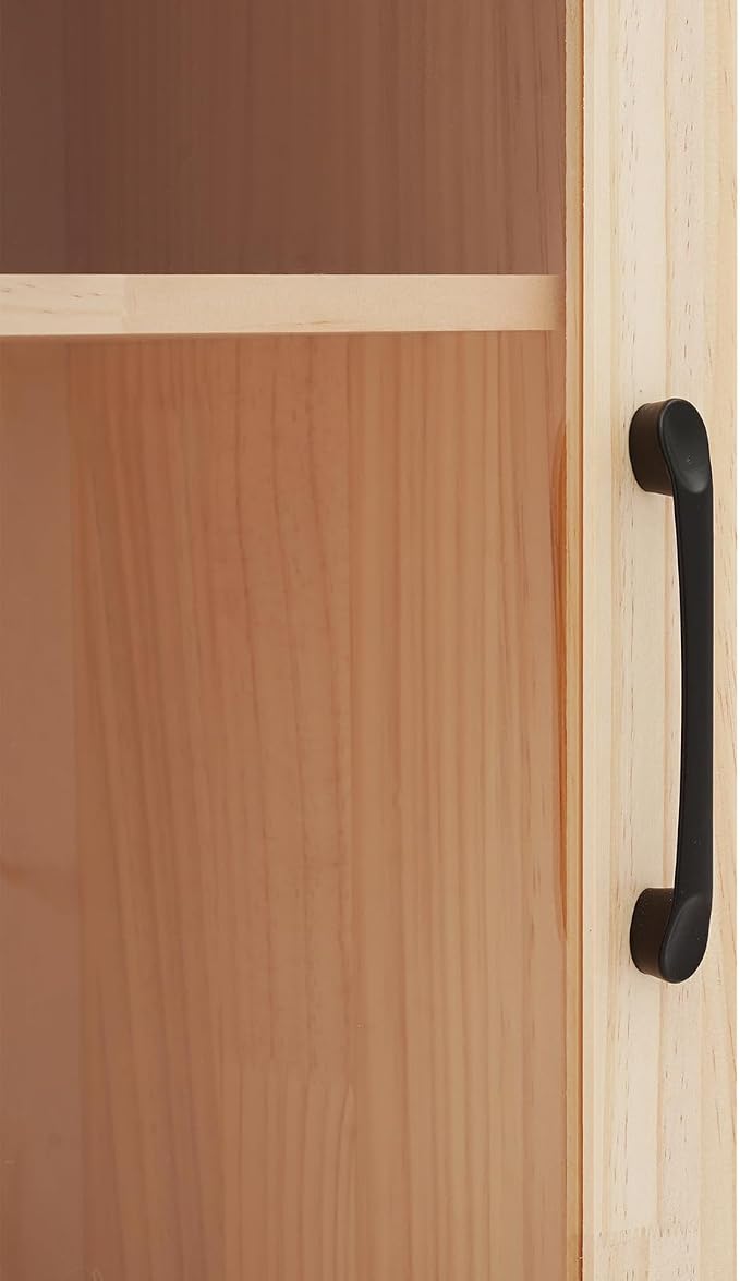 Outdoor Library Outdoor Book Box, Small Wooden Book Cabinet for Neighborhoods Community and Schools Sharing Books, Flyers, Newspapers