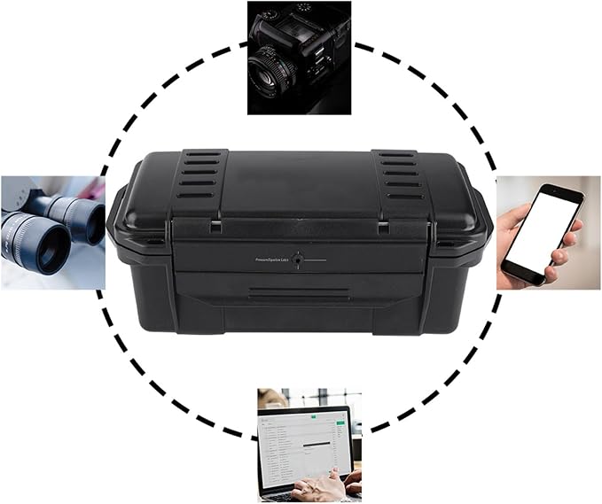 Dry Storage Box, 3 Types Survival Box Container Outdoor Shockproof Case Portable Storage Container for Camping Hiking Outdoor Activities