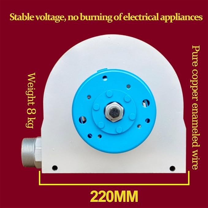 2000W Hydro Generator – Dual Voltage 110v 220v Outdoor Hydro Turbine Power Generation System For Streams And Camping(110v)