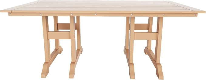 WestinTrends Malibu 71" Outdoor Patio Dining Table, Teak