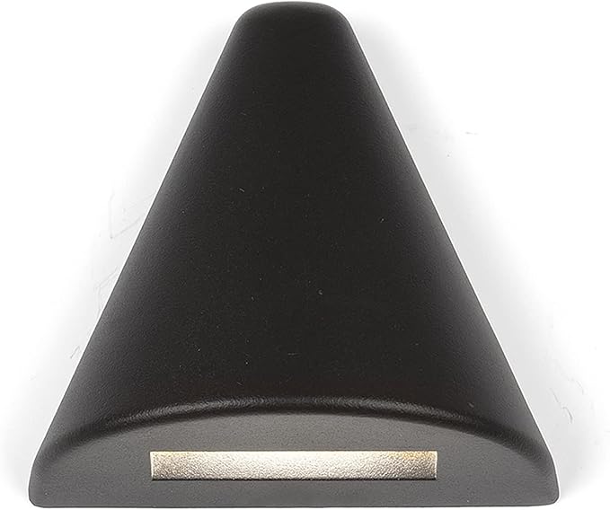 WAC Landscape Lighting, Cone LED 12V Deck and Patio Light 3000K Warm Built-in LED in Black