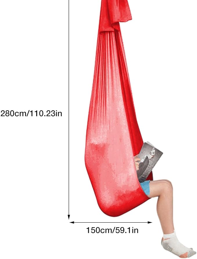 Shakven Extra Sturdy Sensory Swing for Kids | Super Cuddle Indoor Swing,Ther apy Swing Hammock for Child & Adult with Au tism, ADHD, Aspergers, Sensory Integration