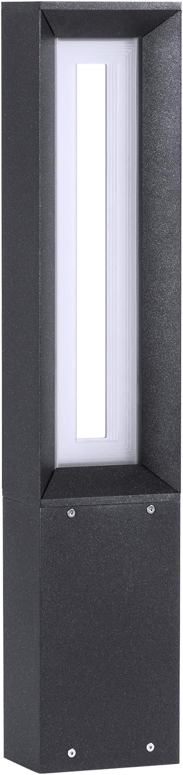 Landscape Path Light, Aluminum 8W 720LM Luxury LED Lighting, 32 Inches Modern Outdoor Bollard Lighting for Lawn, Patio, Courtyard and Driveway Decoration
