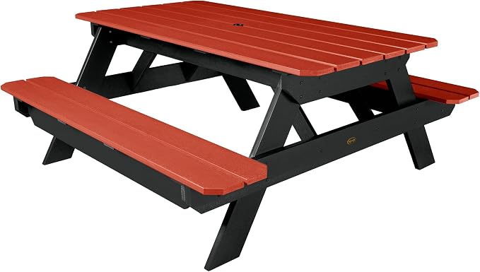 Highwood Professional Commercial Grade National Picnic Table, Jasper