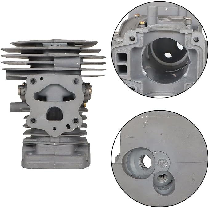 For Husqvarna 44mm 445 445E 450 Chainsaw 544119802 Cylinder Piston Kit, for Husqvarna cylinder kit 445, 445E, 544119802