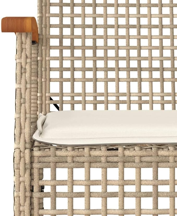 5 Piece Patio Dining Set with Cushions, Porch Furniture Set Outdoor Lounge Sets Front Porch Furniture Outdoor Sofa Sets for Negotiation Area Piazza Garden Exhibition Beige Poly Rattan