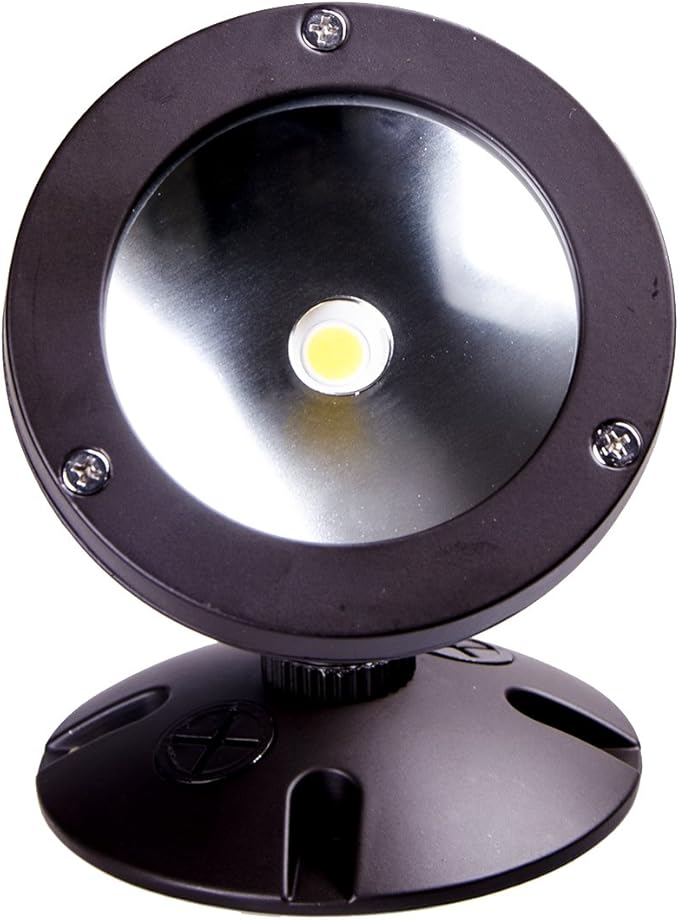 TOPELE 1100LM LED Flood Light, Exterior Flood Lights Fixture with CREE LED Source for Landscape, Commercial, Home, Garden, Yard, Waterproof, Brown