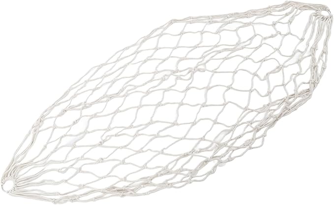 Cotton Rope Hammock Hand Woven 264.6lb Capacity Portable Cotton Rope Mesh Hammock for Outdoor Indoor Patio Yard